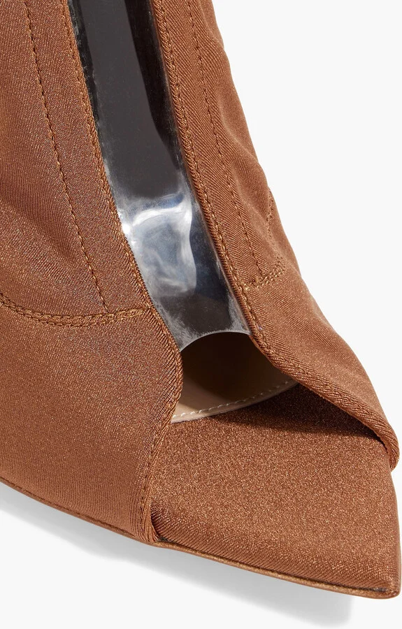 Hiroko 85 metallic stretch-knit sock boots - Image 4