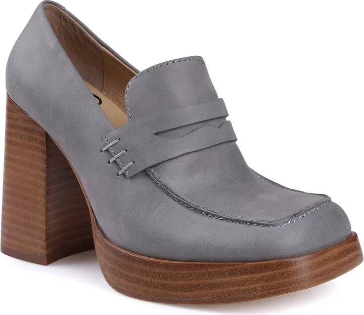 Hiss Platform Loafer Pump