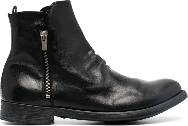 Hive 054 leather ankle boots