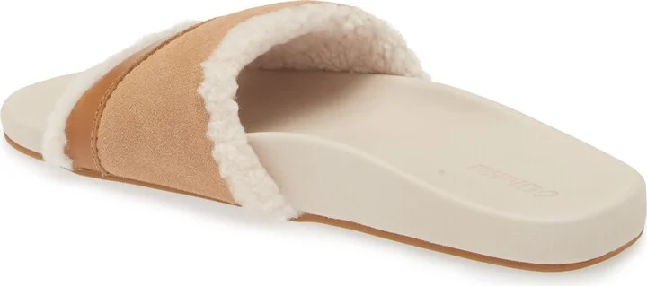 Hō‘ala Genuine Shearling Slide Sandal - Image 2