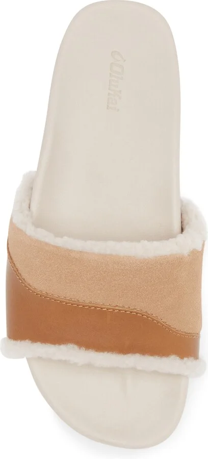 Hō‘ala Genuine Shearling Slide Sandal - Image 5