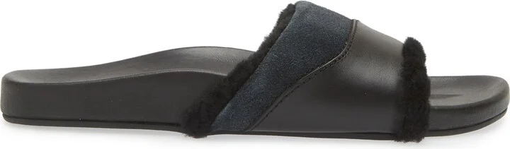 Hō‘ala Genuine Shearling Slide Sandal - Image 9