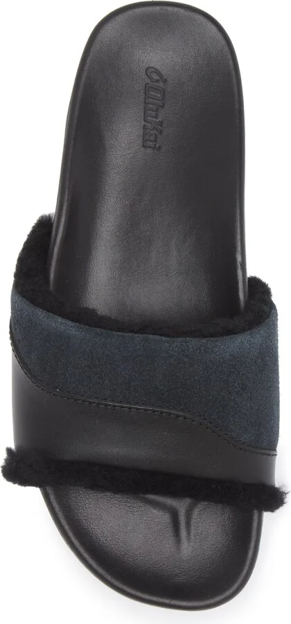 Hō‘ala Genuine Shearling Slide Sandal - Image 11