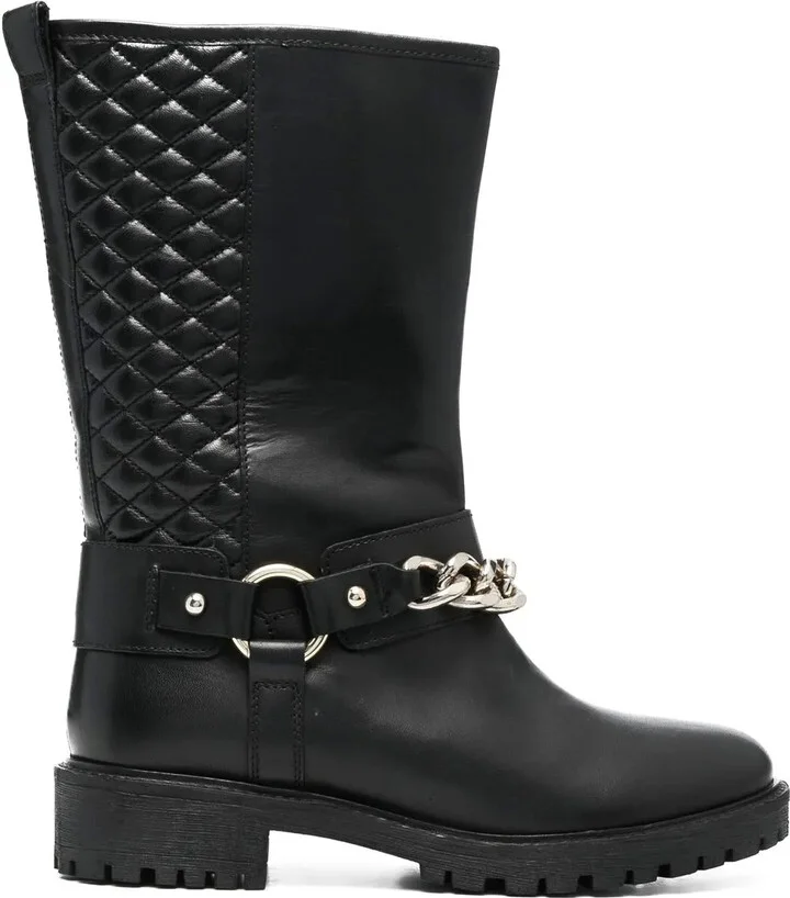 Hoara quilted-panel boots