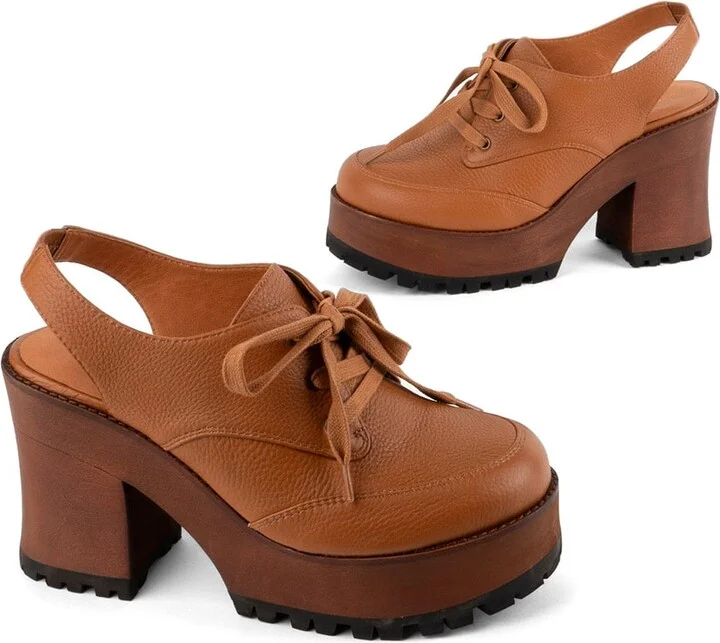 Hobby Platform Clog-Brown