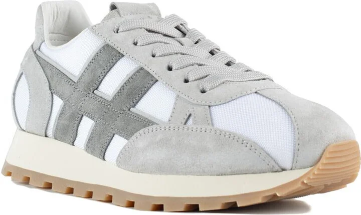 Hogan 86Er Gray And White Sneakers - Image 3
