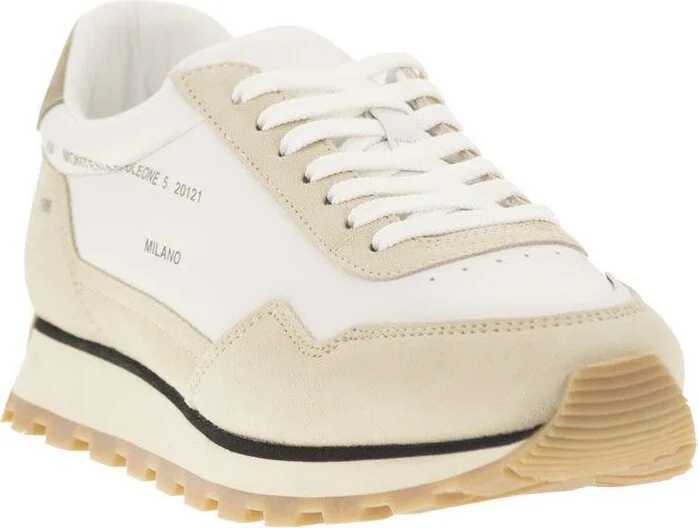 Hogan 86Er - Leather And Suede Trainers - Image 2