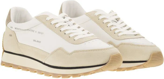 Hogan 86Er - Leather And Suede Trainers - Image 4