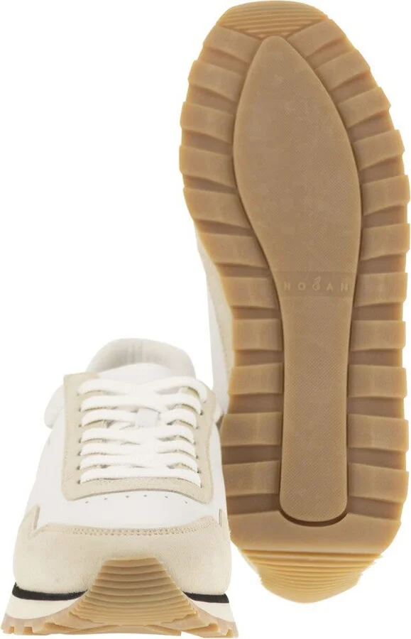 Hogan 86Er - Leather And Suede Trainers - Image 5