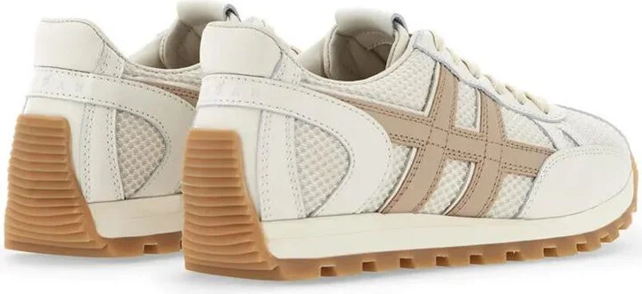 Hogan 86Er Leather And Technical Fabric Sneakers Shoes - Image 3