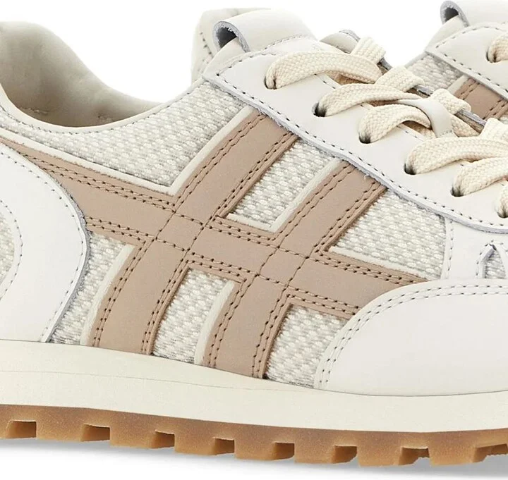 Hogan 86Er Leather And Technical Fabric Sneakers Shoes - Image 4