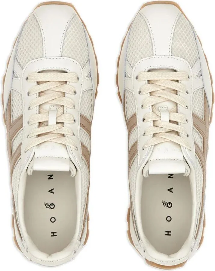 Hogan 86Er Leather And Technical Fabric Sneakers Shoes - Image 6