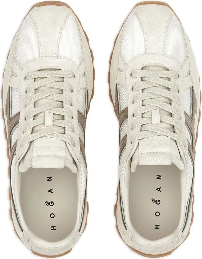 Hogan 86Er Suede And Mesh Sneakers Shoes - Image 5