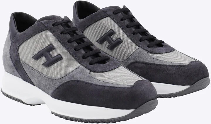 Hogan Black And Dark Blue Sneakers - Image 2