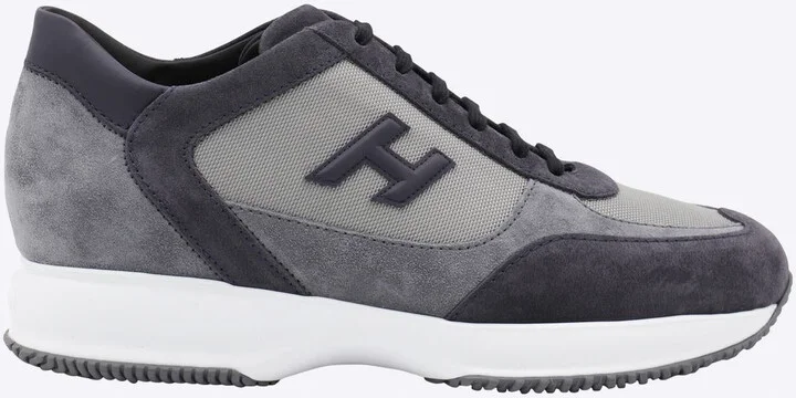 Hogan Black And Dark Blue Sneakers