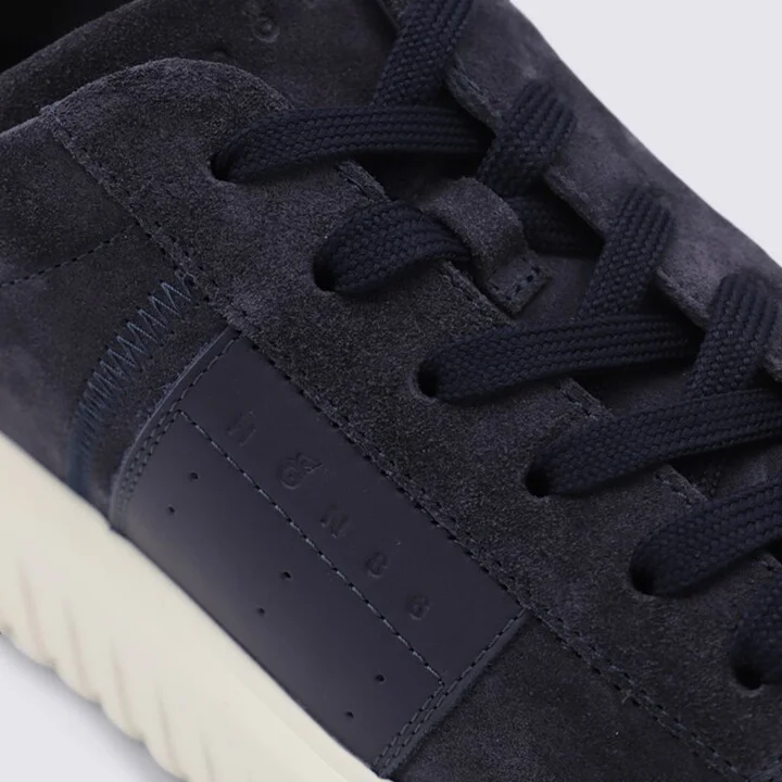 Hogan Blue Leather Sneakers - Image 4