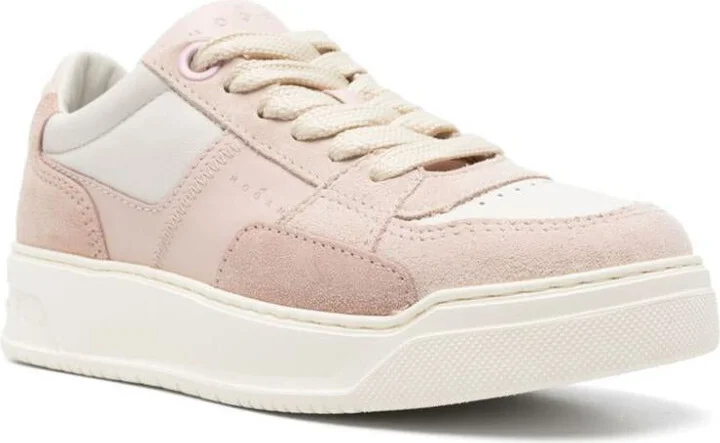 Hogan Chamallow Nappa And Suede Sneakers Shoes - Image 2