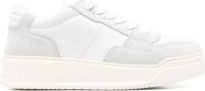 Hogan Chamallow Nappa And Suede Sneakers Shoes