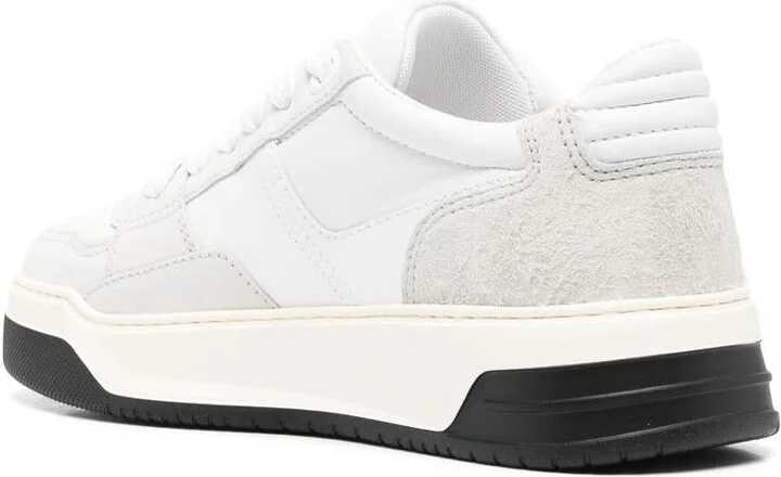 Hogan Chamallow Suede And Nappa Two-Tone Sneakers Shoes - Image 3
