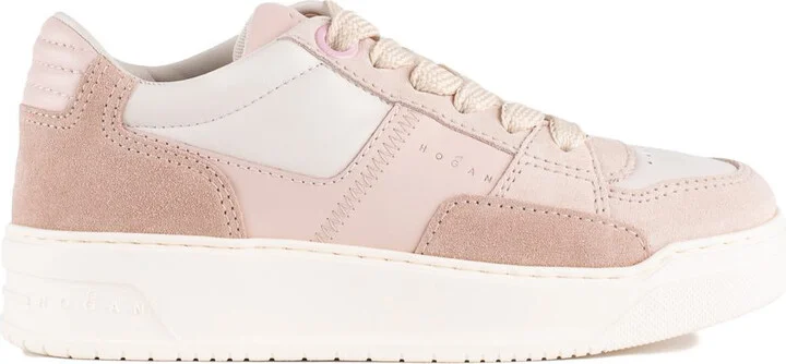 Hogan Chamallow Suede Pink Sneakers