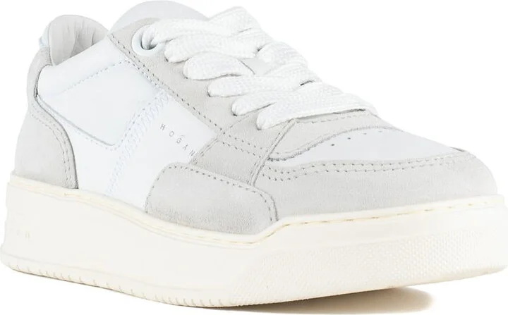 Hogan Chamallow Suede White Sneakers - Image 3