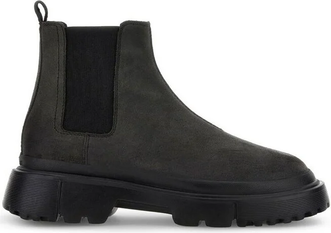Hogan Chelsea Round-Toe Boots