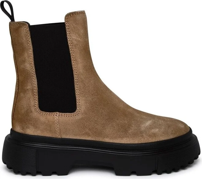 Hogan Chelsea Round-Toe Boots