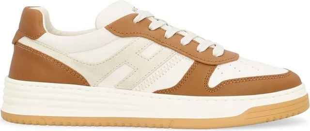 Hogan Color-Block Lace-Up Sneakers