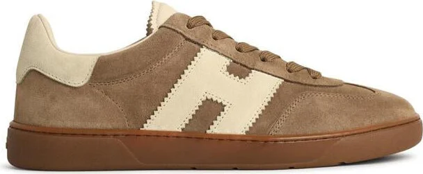 Hogan 'Cool' Beige Suede Sneakers