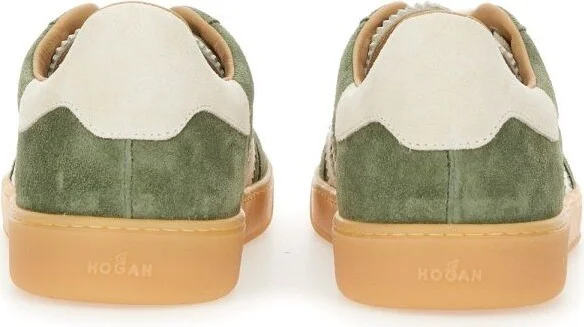 Hogan 'Cool' Green Suede Sneakers - Image 2