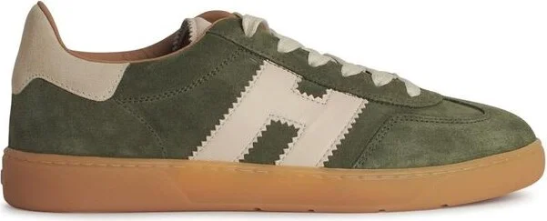 Hogan 'Cool' Green Suede Sneakers - Image 4