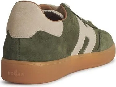 Hogan 'Cool' Green Suede Sneakers - Image 6
