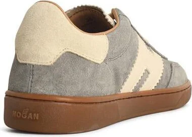 Hogan 'Cool' Grey Suede Sneakers - Image 3