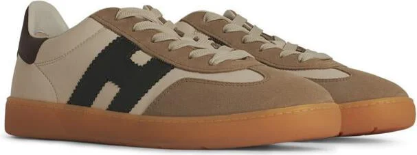 Hogan 'Cool' Ivory Leather Sneakers - Image 2