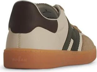 Hogan 'Cool' Ivory Leather Sneakers - Image 3