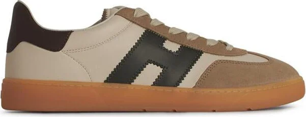 Hogan 'Cool' Ivory Leather Sneakers