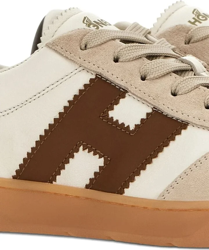 Hogan Cool Smooth And Suede Leather Sneakers Shoes - Image 4