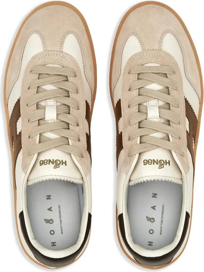 Hogan Cool Smooth And Suede Leather Sneakers Shoes - Image 6