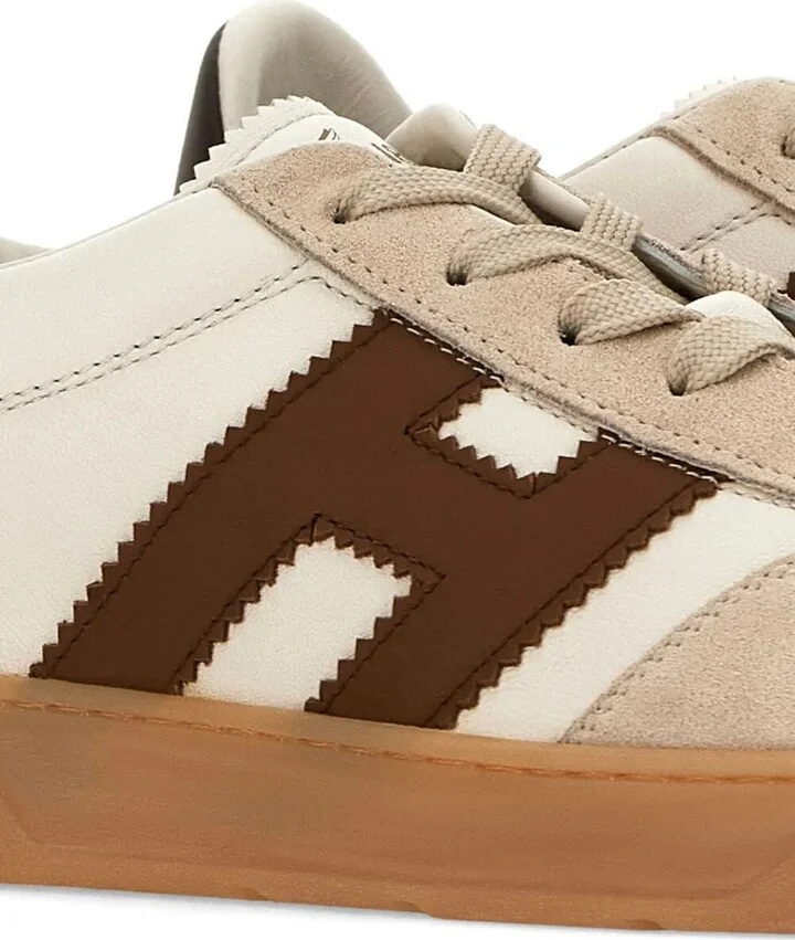 Hogan Cool Smooth And Suede Leather Sneakers Shoes - Image 4