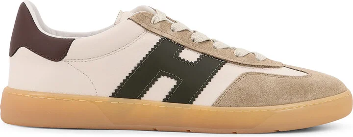 Hogan Cool Suede And Leather Low-top Sneakers