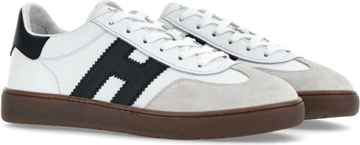 Hogan Cool Suede And Smooth Leather Sneakers Shoes - Image 2