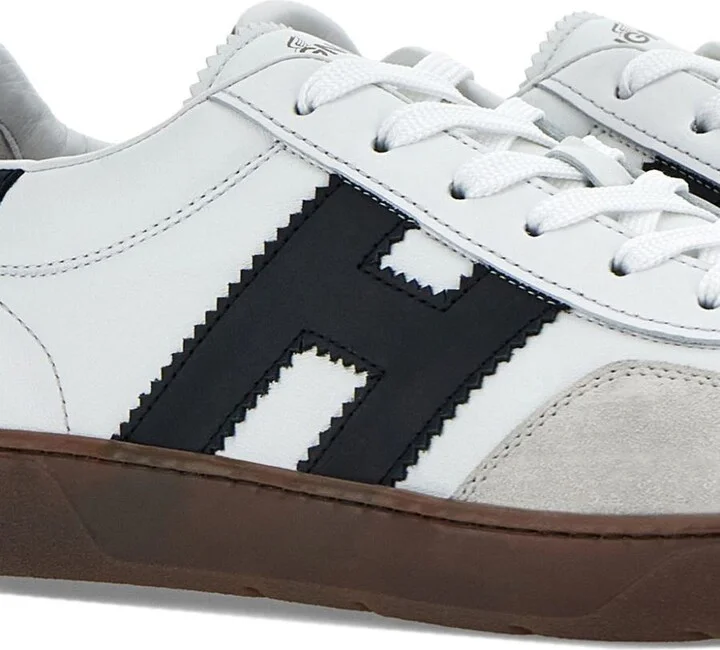 Hogan Cool Suede And Smooth Leather Sneakers Shoes - Image 3