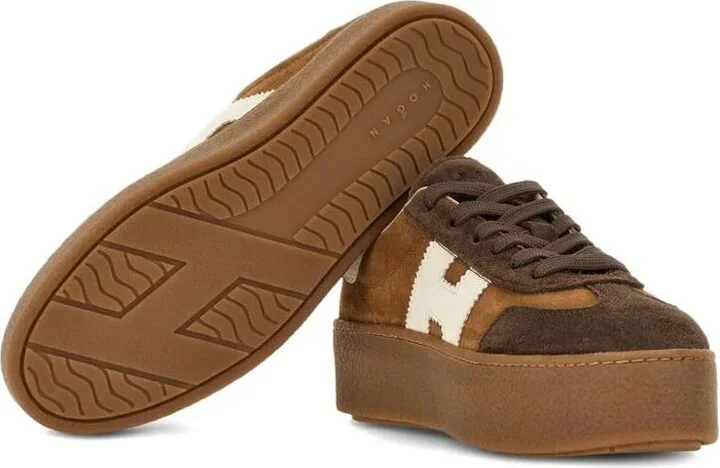 Hogan Cool Suede Lightweight Maxi Sole Sneakers Shoes - Image 4