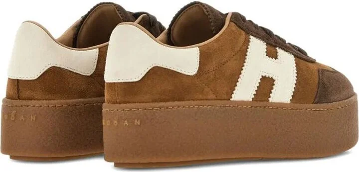 Hogan Cool Suede Lightweight Maxi Sole Sneakers Shoes - Image 5