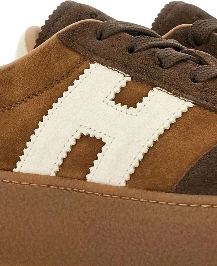 Hogan Cool Suede Lightweight Maxi Sole Sneakers Shoes - Image 6