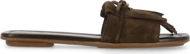 Hogan Fringed Sandals