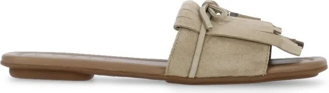 Hogan Fringed Sandals