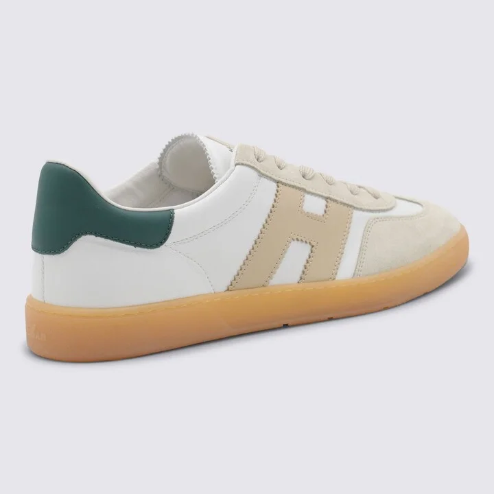 Hogan Green And White Sneakers - Image 3