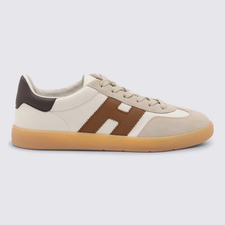 Hogan Grey And White Sneakers