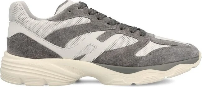Hogan H Logo Patch Panelled Sneakers